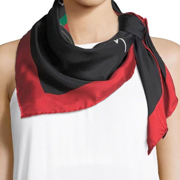 Gucci Future Foulard Scarf in Black - Picture 5 of 8